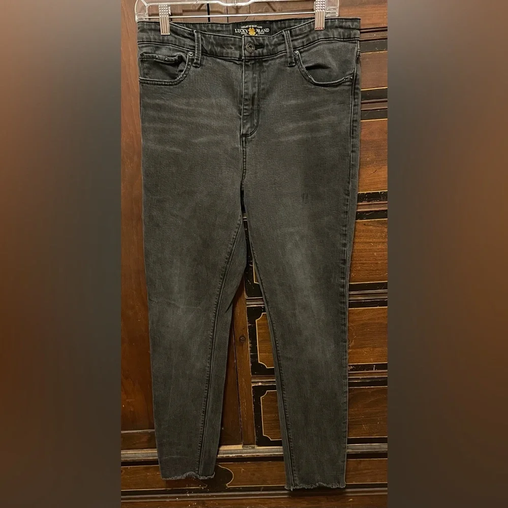 Lucky Brand Women's Charcoal Skinny Love Jeans